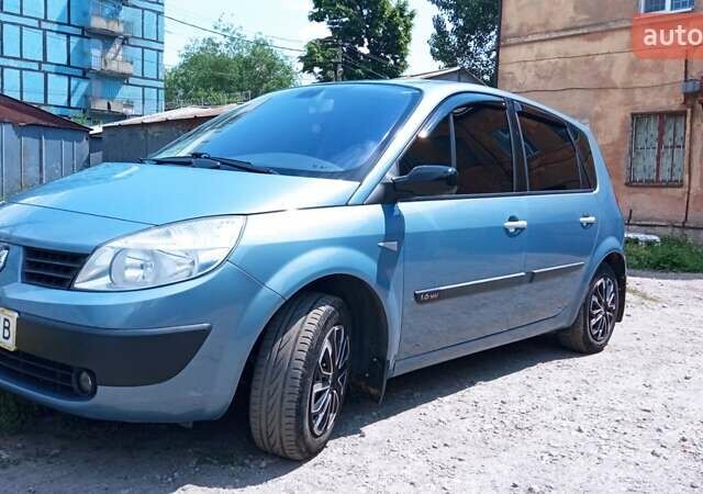 Синий Рено Сценик, объемом двигателя 1.6 л и пробегом 241 тыс. км за 5500 $, фото 19 на Automoto.ua