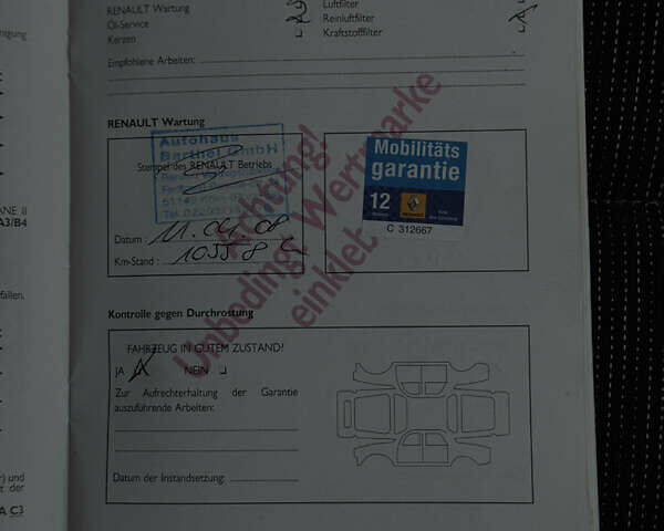 Синій Рено Сценік, об'ємом двигуна 1.6 л та пробігом 229 тис. км за 5999 $, фото 80 на Automoto.ua