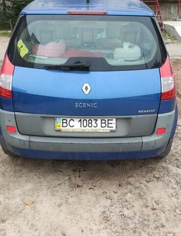 Синий Рено Сценик, объемом двигателя 1.6 л и пробегом 211 тыс. км за 4600 $, фото 5 на Automoto.ua