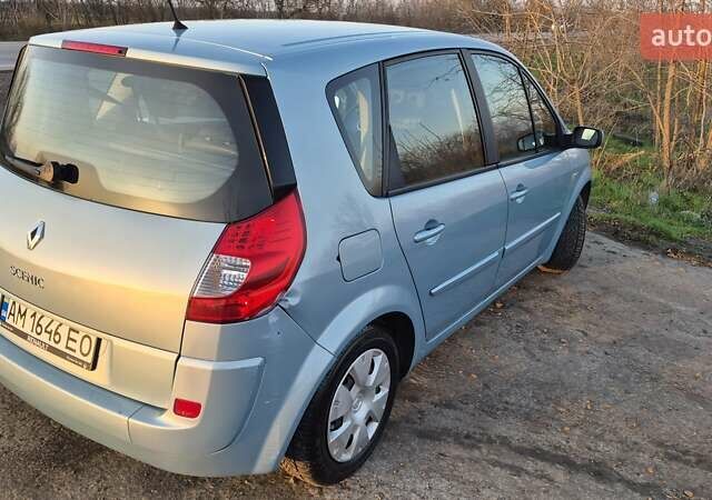 Синий Рено Сценик, объемом двигателя 1.6 л и пробегом 179 тыс. км за 4800 $, фото 9 на Automoto.ua
