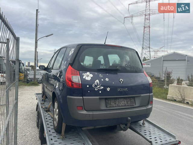 Синий Рено Сценик, объемом двигателя 1.6 л и пробегом 230 тыс. км за 3999 $, фото 4 на Automoto.ua