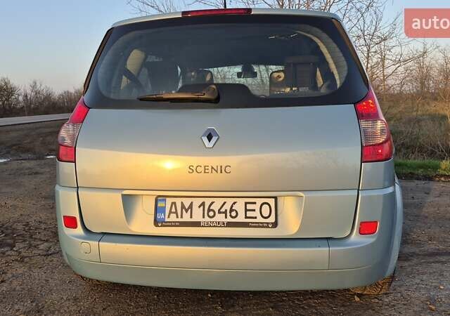Синий Рено Сценик, объемом двигателя 1.6 л и пробегом 179 тыс. км за 4800 $, фото 5 на Automoto.ua