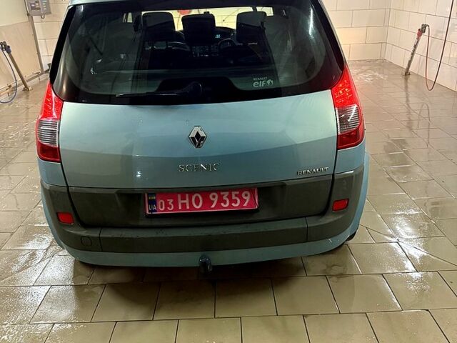 Синий Рено Сценик, объемом двигателя 1.6 л и пробегом 227 тыс. км за 5600 $, фото 3 на Automoto.ua