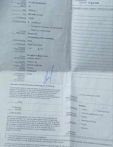 Синий Рено Сценик, объемом двигателя 1.6 л и пробегом 215 тыс. км за 4450 $, фото 19 на Automoto.ua