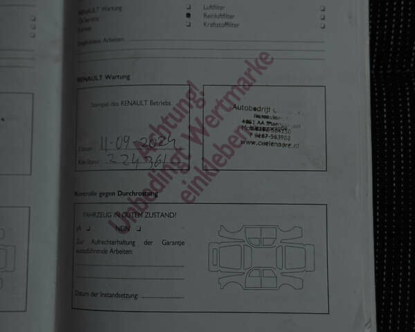 Синій Рено Сценік, об'ємом двигуна 1.6 л та пробігом 229 тис. км за 5999 $, фото 85 на Automoto.ua