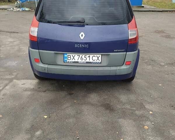 Синий Рено Сценик, объемом двигателя 1.6 л и пробегом 324 тыс. км за 5000 $, фото 1 на Automoto.ua