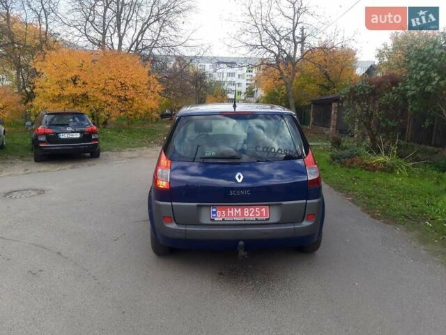 Синий Рено Сценик, объемом двигателя 1.6 л и пробегом 232 тыс. км за 4455 $, фото 3 на Automoto.ua