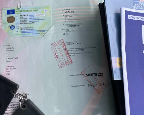 Синій Рено Сценік, об'ємом двигуна 1.6 л та пробігом 191 тис. км за 6000 $, фото 37 на Automoto.ua