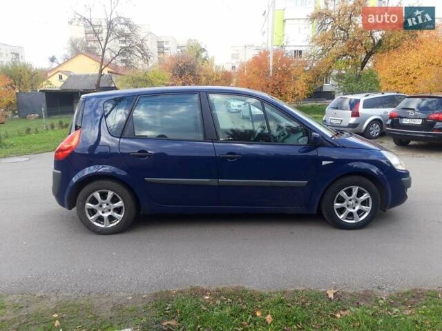 Синий Рено Сценик, объемом двигателя 1.6 л и пробегом 232 тыс. км за 4455 $, фото 4 на Automoto.ua