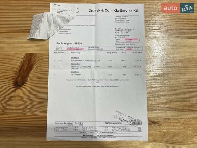 Синій Рено Сценік, об'ємом двигуна 1.6 л та пробігом 117 тис. км за 5900 $, фото 102 на Automoto.ua