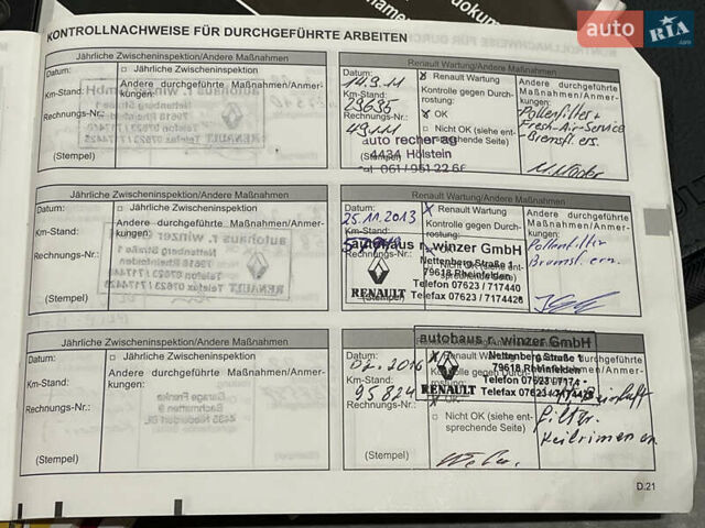 Синий Рено Сценик, объемом двигателя 1.6 л и пробегом 228 тыс. км за 5999 $, фото 100 на Automoto.ua