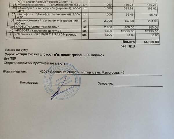 Синий Рено Сценик, объемом двигателя 1.46 л и пробегом 285 тыс. км за 6000 $, фото 20 на Automoto.ua
