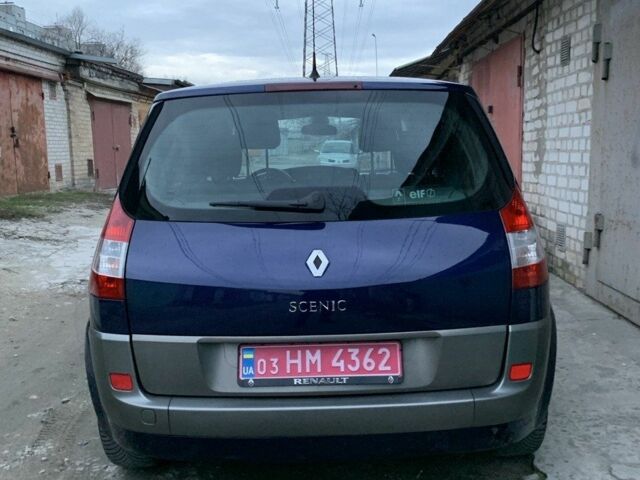 Синий Рено Сценик, объемом двигателя 1.6 л и пробегом 176 тыс. км за 5450 $, фото 4 на Automoto.ua