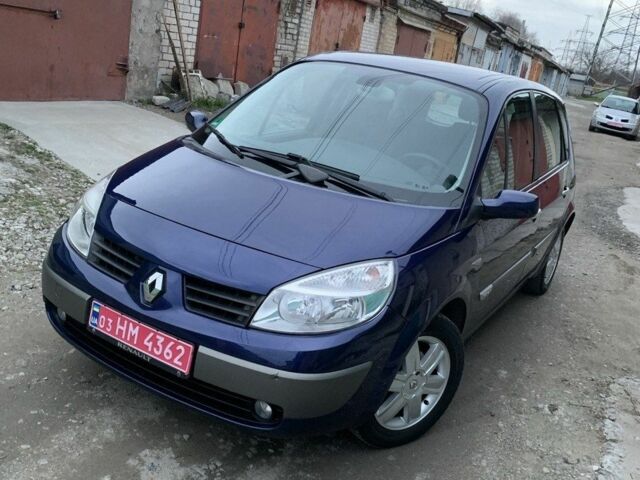Синий Рено Сценик, объемом двигателя 1.6 л и пробегом 176 тыс. км за 5450 $, фото 12 на Automoto.ua