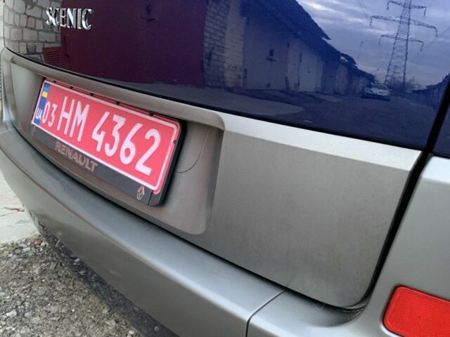 Синий Рено Сценик, объемом двигателя 1.6 л и пробегом 176 тыс. км за 5450 $, фото 10 на Automoto.ua