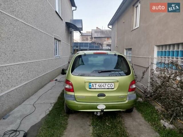 Зеленый Рено Сценик, объемом двигателя 1.6 л и пробегом 216 тыс. км за 3500 $, фото 2 на Automoto.ua