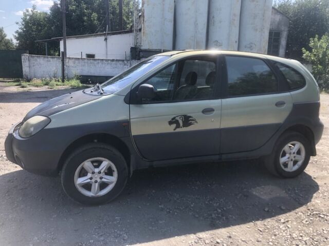 Зеленый Рено Сценик, объемом двигателя 2 л и пробегом 225 тыс. км за 3500 $, фото 1 на Automoto.ua