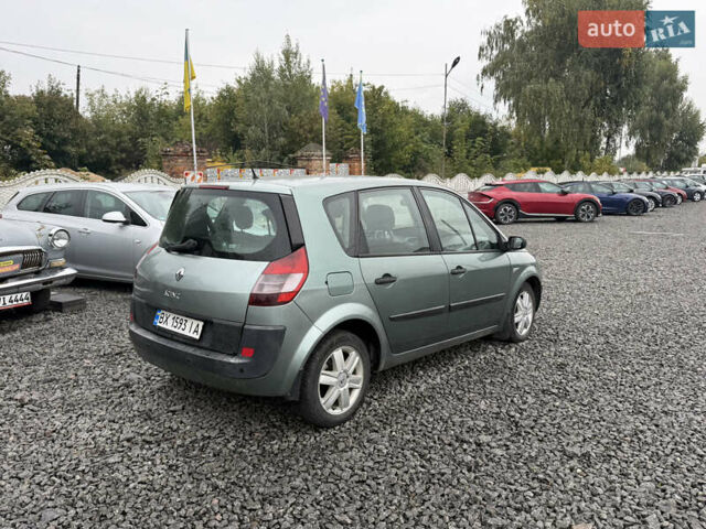 Зеленый Рено Сценик, объемом двигателя 1.6 л и пробегом 255 тыс. км за 3700 $, фото 1 на Automoto.ua