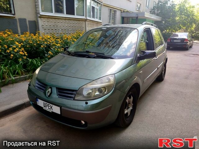 Зеленый Рено Сценик, объемом двигателя 2 л и пробегом 260 тыс. км за 5500 $, фото 1 на Automoto.ua