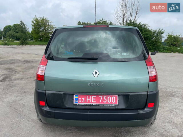 Зеленый Рено Сценик, объемом двигателя 1.6 л и пробегом 114 тыс. км за 4600 $, фото 7 на Automoto.ua