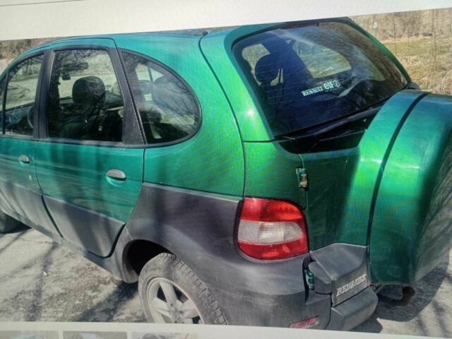 Зеленый Рено Сценик, объемом двигателя 2 л и пробегом 250 тыс. км за 2800 $, фото 1 на Automoto.ua