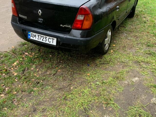 Черный Рено Симбол (Талия), объемом двигателя 1.4 л и пробегом 200 тыс. км за 1550 $, фото 7 на Automoto.ua