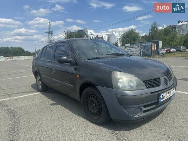 Черный Рено Симбол, объемом двигателя 1.4 л и пробегом 150 тыс. км за 1550 $, фото 2 на Automoto.ua