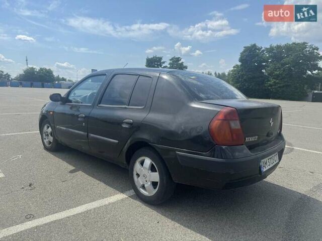 Черный Рено Симбол, объемом двигателя 1.4 л и пробегом 150 тыс. км за 1550 $, фото 3 на Automoto.ua