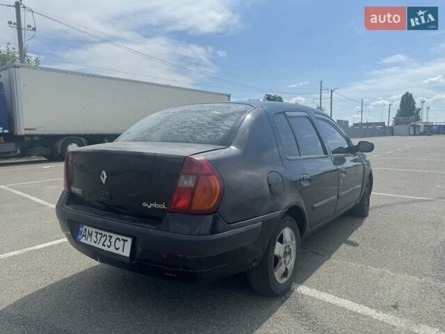 Черный Рено Симбол, объемом двигателя 1.4 л и пробегом 150 тыс. км за 1550 $, фото 5 на Automoto.ua