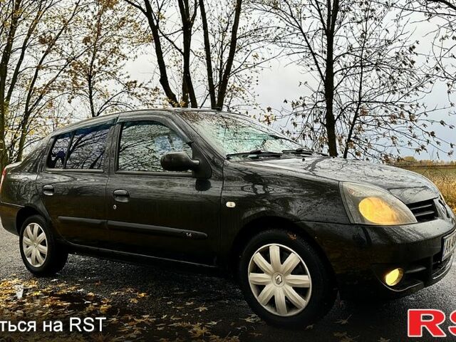 Черный Рено Симбол, объемом двигателя 1.4 л и пробегом 312 тыс. км за 5030 $, фото 5 на Automoto.ua