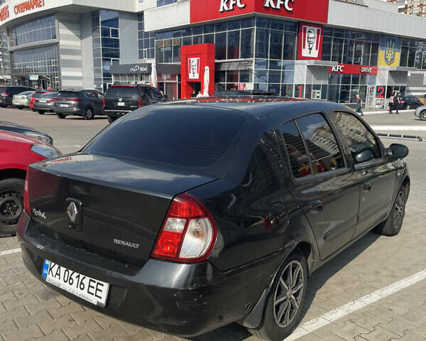 Черный Рено Симбол, объемом двигателя 1.39 л и пробегом 209 тыс. км за 3000 $, фото 3 на Automoto.ua