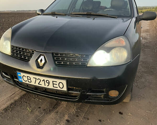 Черный Рено Симбол, объемом двигателя 1.4 л и пробегом 282 тыс. км за 2950 $, фото 1 на Automoto.ua