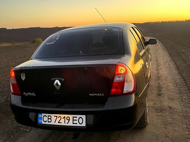 Черный Рено Симбол, объемом двигателя 1.4 л и пробегом 280 тыс. км за 2900 $, фото 2 на Automoto.ua