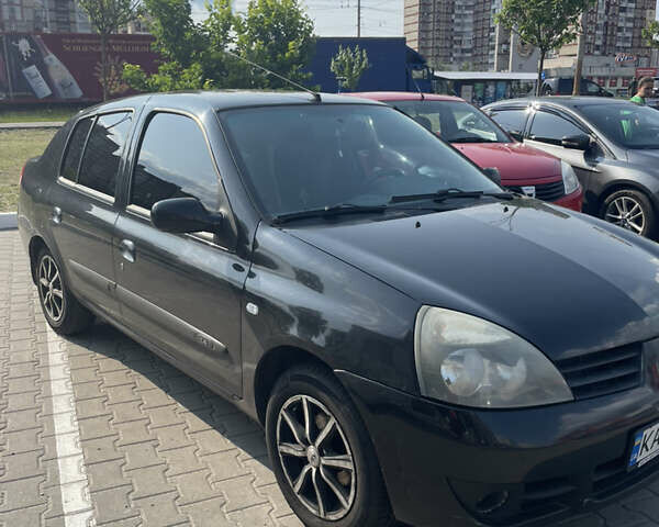 Черный Рено Симбол, объемом двигателя 1.39 л и пробегом 209 тыс. км за 3000 $, фото 5 на Automoto.ua