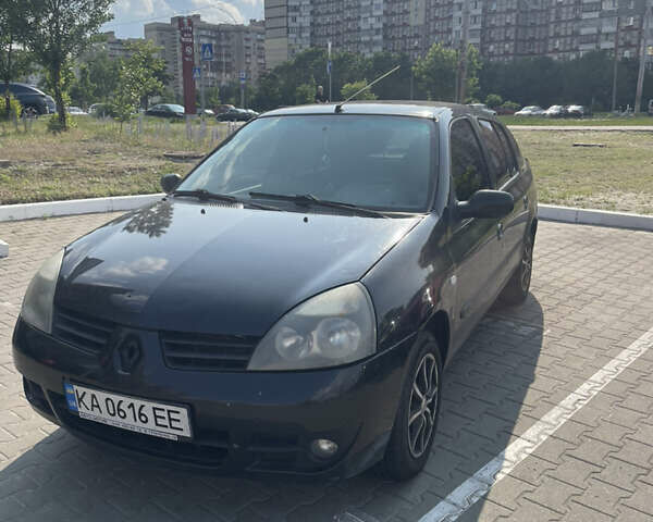 Черный Рено Симбол, объемом двигателя 1.39 л и пробегом 209 тыс. км за 3000 $, фото 4 на Automoto.ua