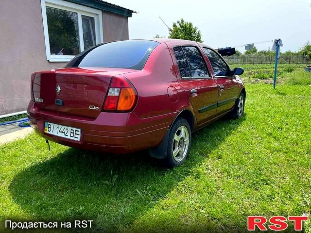 Красный Рено Симбол, объемом двигателя 1.4 л и пробегом 274 тыс. км за 2700 $, фото 1 на Automoto.ua