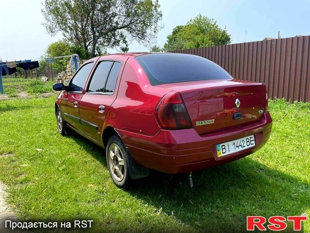 Красный Рено Симбол, объемом двигателя 1.4 л и пробегом 274 тыс. км за 2700 $, фото 3 на Automoto.ua