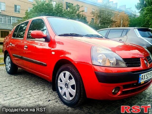 Красный Рено Симбол, объемом двигателя 1.4 л и пробегом 220 тыс. км за 4550 $, фото 1 на Automoto.ua