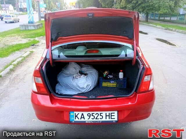 Красный Рено Симбол, объемом двигателя 1.4 л и пробегом 0 тыс. км за 3350 $, фото 7 на Automoto.ua