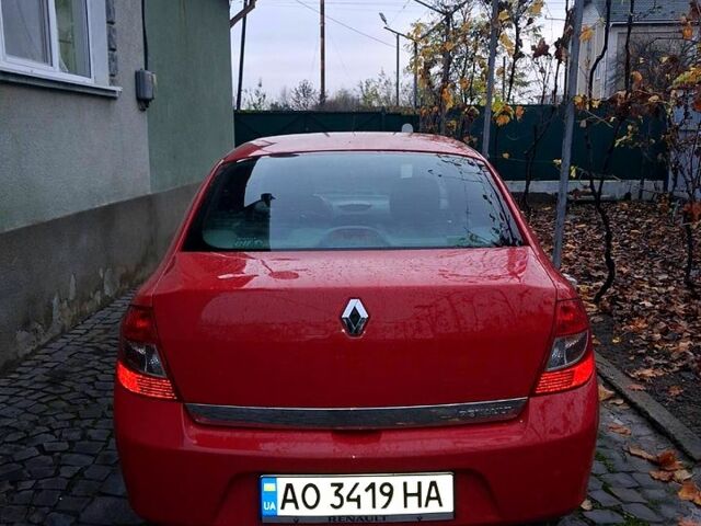 Красный Рено Симбол, объемом двигателя 1.1 л и пробегом 217 тыс. км за 4000 $, фото 1 на Automoto.ua