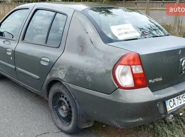 Сірий Рено Сімбол, об'ємом двигуна 1.39 л та пробігом 238 тис. км за 1500 $, фото 3 на Automoto.ua