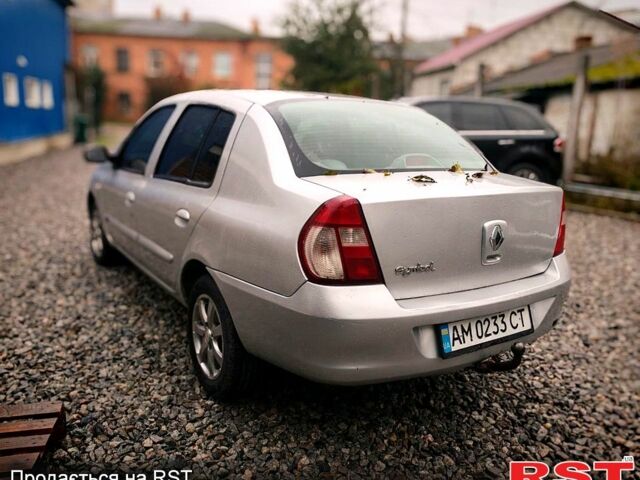 Серый Рено Симбол, объемом двигателя 1.4 л и пробегом 290 тыс. км за 1800 $, фото 4 на Automoto.ua