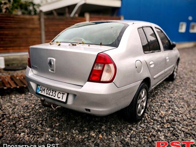 Серый Рено Симбол, объемом двигателя 1.4 л и пробегом 290 тыс. км за 1800 $, фото 2 на Automoto.ua