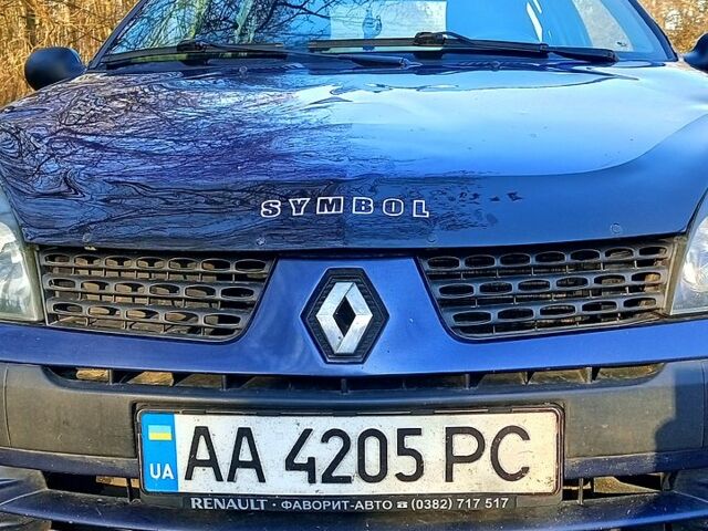 Синий Рено Симбол, объемом двигателя 1.4 л и пробегом 443 тыс. км за 2450 $, фото 2 на Automoto.ua