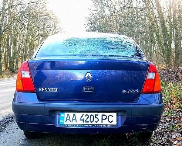Синий Рено Симбол, объемом двигателя 1.4 л и пробегом 443 тыс. км за 2450 $, фото 4 на Automoto.ua