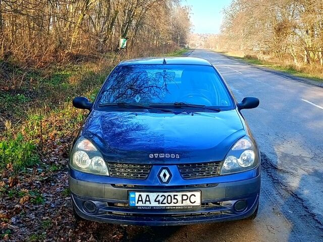 Синий Рено Симбол, объемом двигателя 1.4 л и пробегом 443 тыс. км за 2450 $, фото 1 на Automoto.ua