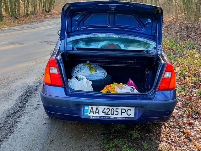 Синий Рено Симбол, объемом двигателя 1.4 л и пробегом 443 тыс. км за 2450 $, фото 12 на Automoto.ua