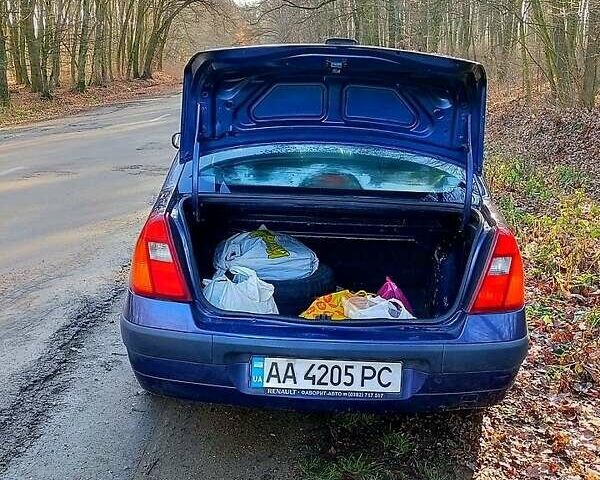 Синий Рено Симбол, объемом двигателя 1.4 л и пробегом 443 тыс. км за 2450 $, фото 11 на Automoto.ua