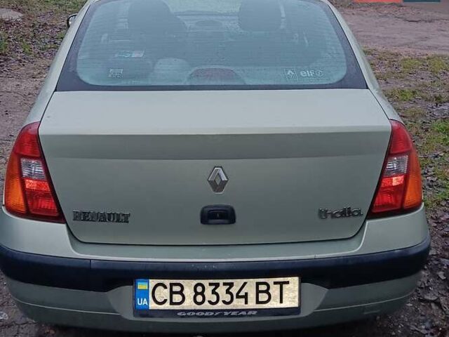 Зеленый Рено Талия, объемом двигателя 1.46 л и пробегом 199 тыс. км за 3500 $, фото 4 на Automoto.ua