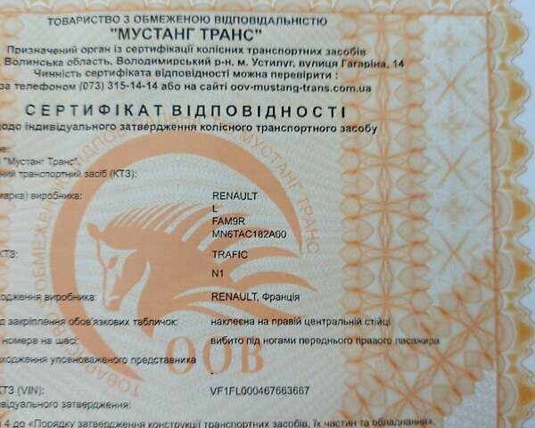 Білий Рено Трафік, об'ємом двигуна 2 л та пробігом 187 тис. км за 16700 $, фото 71 на Automoto.ua